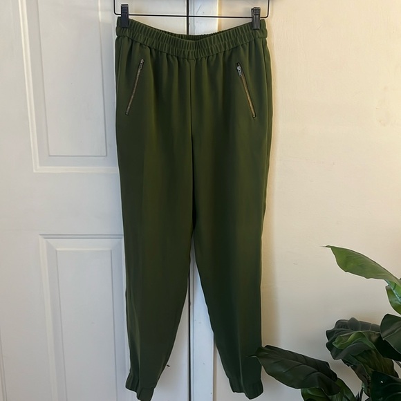 J Crew Olive Green Casual Jogger Pants size 4 - Picture 5 of 12
